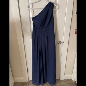 Bridesmaids Dress Navy Floor Length